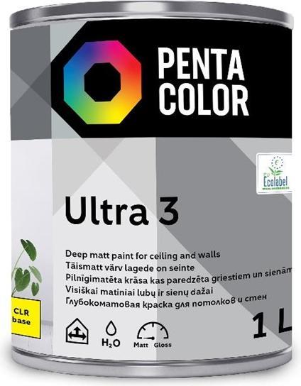 Productafbeelding Pentacolor Dispersieverf Ultra Mat 1 liter (1000 ml)