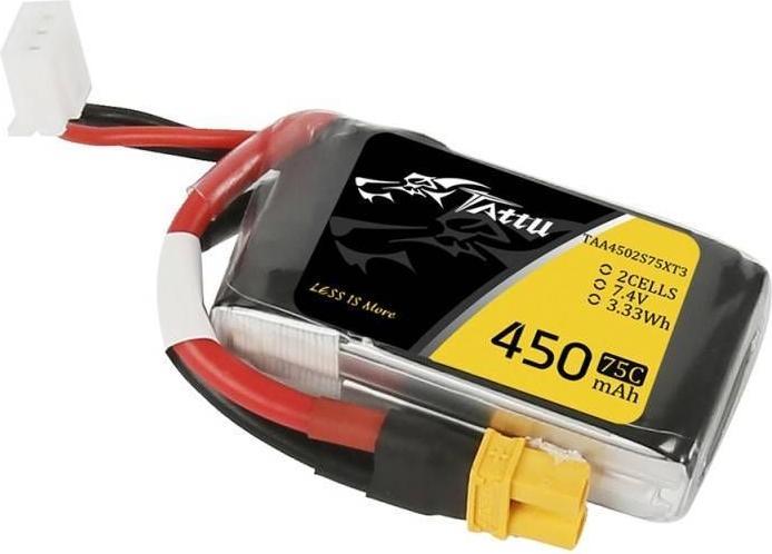 Image du produit Tattu TAA4502S75XT3 Modèle radio-commandé (RC) partie/accessoire Batterie (7.40 V, 450 mAh)