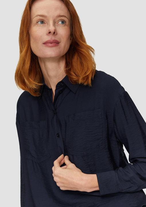 Produktbild S.Oliver Bluse Hemdkragenbluse aus Viskosemix (38)