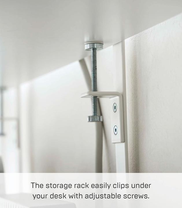 Actual product image Yamazaki Untertisch-Kabel- und Router-Organizer SMART