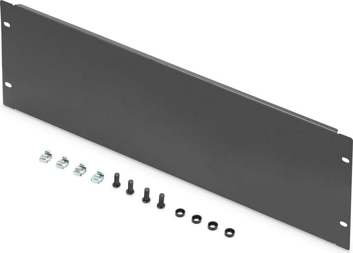Image du produit Digitus Couvercle aveugle 48,3cm 19 pouces 4U noir RAL9005