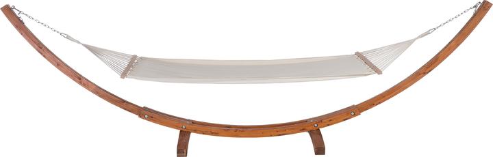 Actual product image Beliani Blianis Hammock, wooden beige Treviso (150 kg)