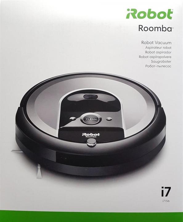 Produktbild iRobot Roomba i7 i7156 Staubsaugerroboter, silber (Saugroboter)