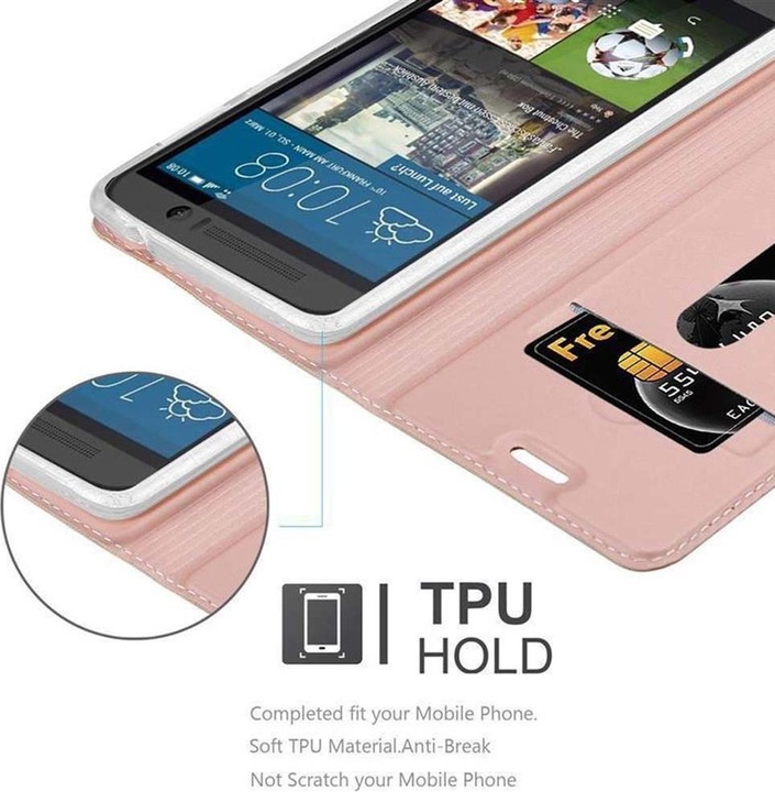 Produktbild Cadorabo Book Classy Style Cover (HTC One M9)