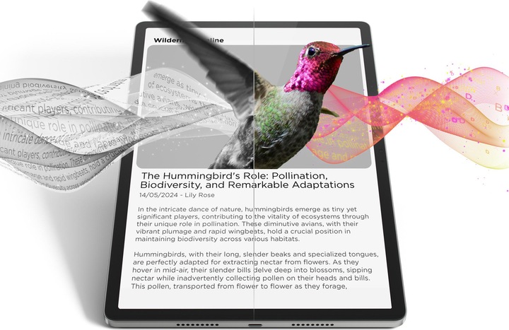 Actual product image Lenovo Idea Tab Pro (WLAN only, 12.70", 256 GB, Luna Grey)