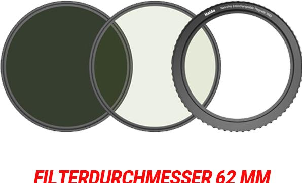 Image du produit Haida variabler ND Filter wechselbar 62 mm von (62 mm, Filtre gris neutre)