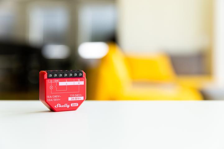 Actual product image Shelly 1PM Gen3 (Switch actuator)