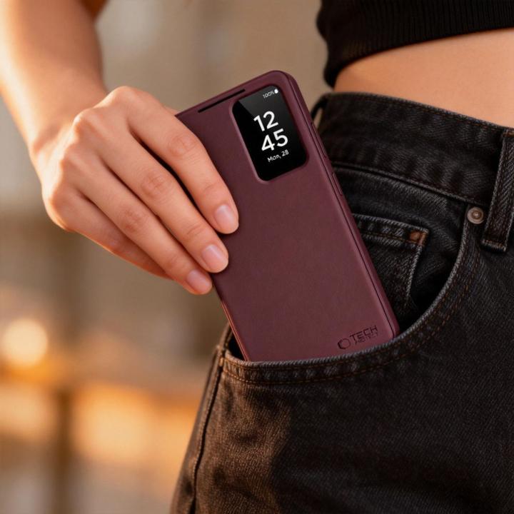 Actual product image Tech-Protect Smart Wallet Galaxy S26 Mulberry (Samsung Galaxy S26)