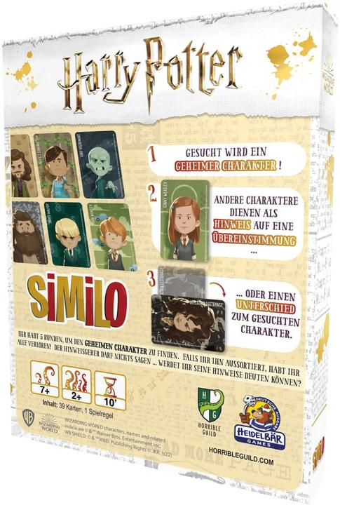 Produktbild HR048 - Similo - Harry Potter, Kartenspiel, für 2 und mehr Spieler (DE-Ausgabe) (Deutsch, 2 - 8 Spieler)