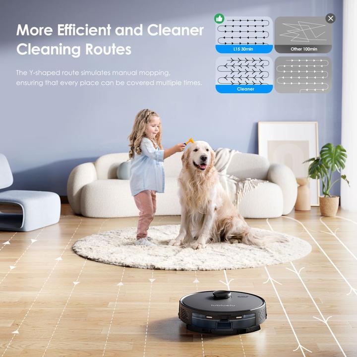Actual product image Lubluelu Vacuum cleaner 15 vacuum cleaner (Vacuum mopping robot)