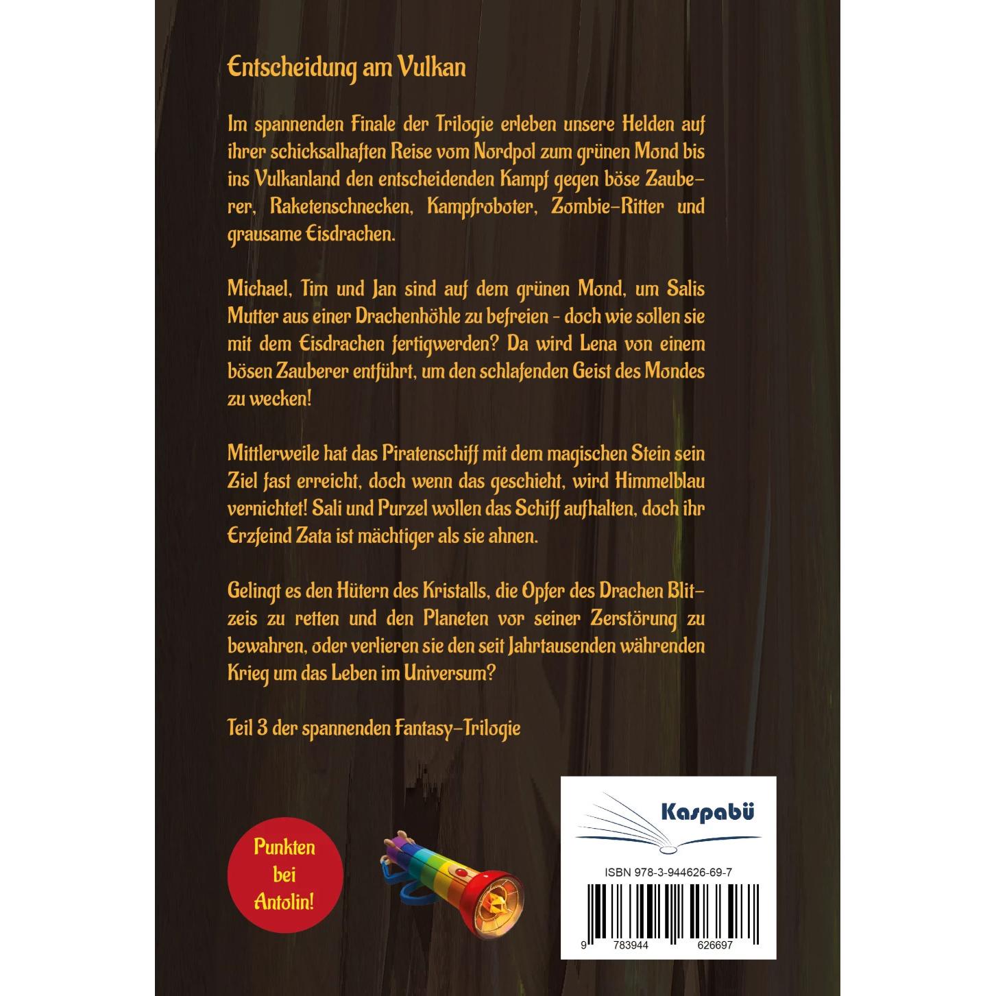 Thumbnail - Leuchtturm der Abenteuer Trilogie 3 Entscheidung am Vulkan - Kinderbuch ab 10 Jahren, Kinderbücher von Karim Pieritz