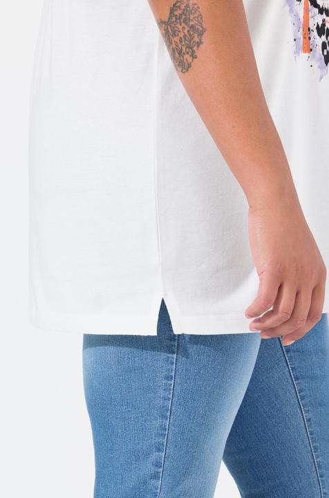 Actual product image Angel of Style T-shirt with leopard print and half sleeves (46)
