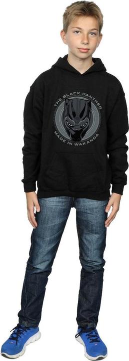 Immagine prodotto Black Panther Made in Wakanda Felpa con Cappuccio Ragazzi (128)