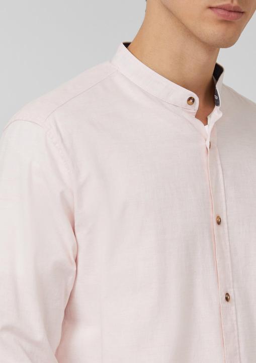 Immagine prodotto s.Oliver Regular Fit: Leichtes Baumwollhemd mit Stehkragen (L)