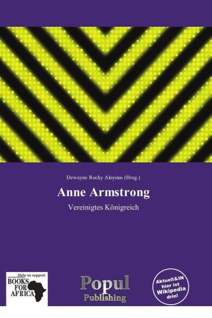 Produktbild Anne Armstrong (Deutsch, 2011)