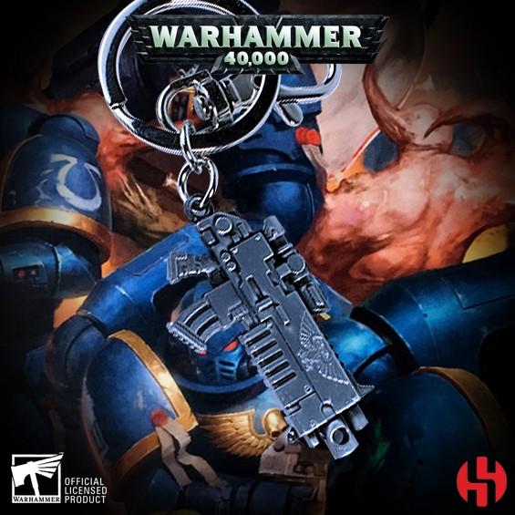 Produktbild Semic Warhammer 40K porte-clés métal Bolter Metallic Finish