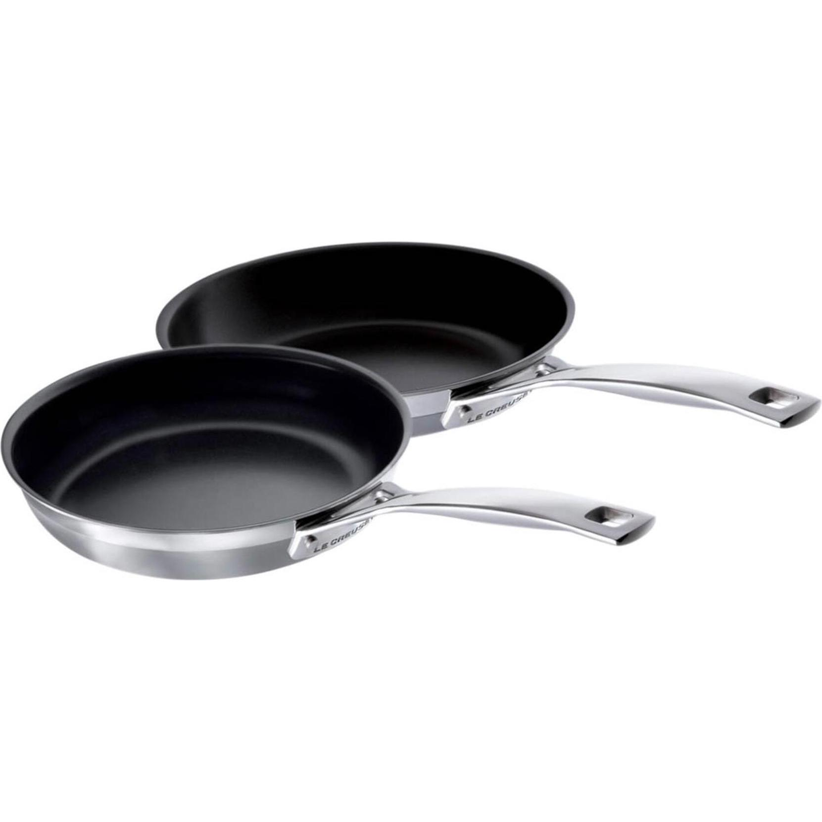 Le Creuset Set Di Padelle 2 Pezzi., Padella + Pentola, Grigio