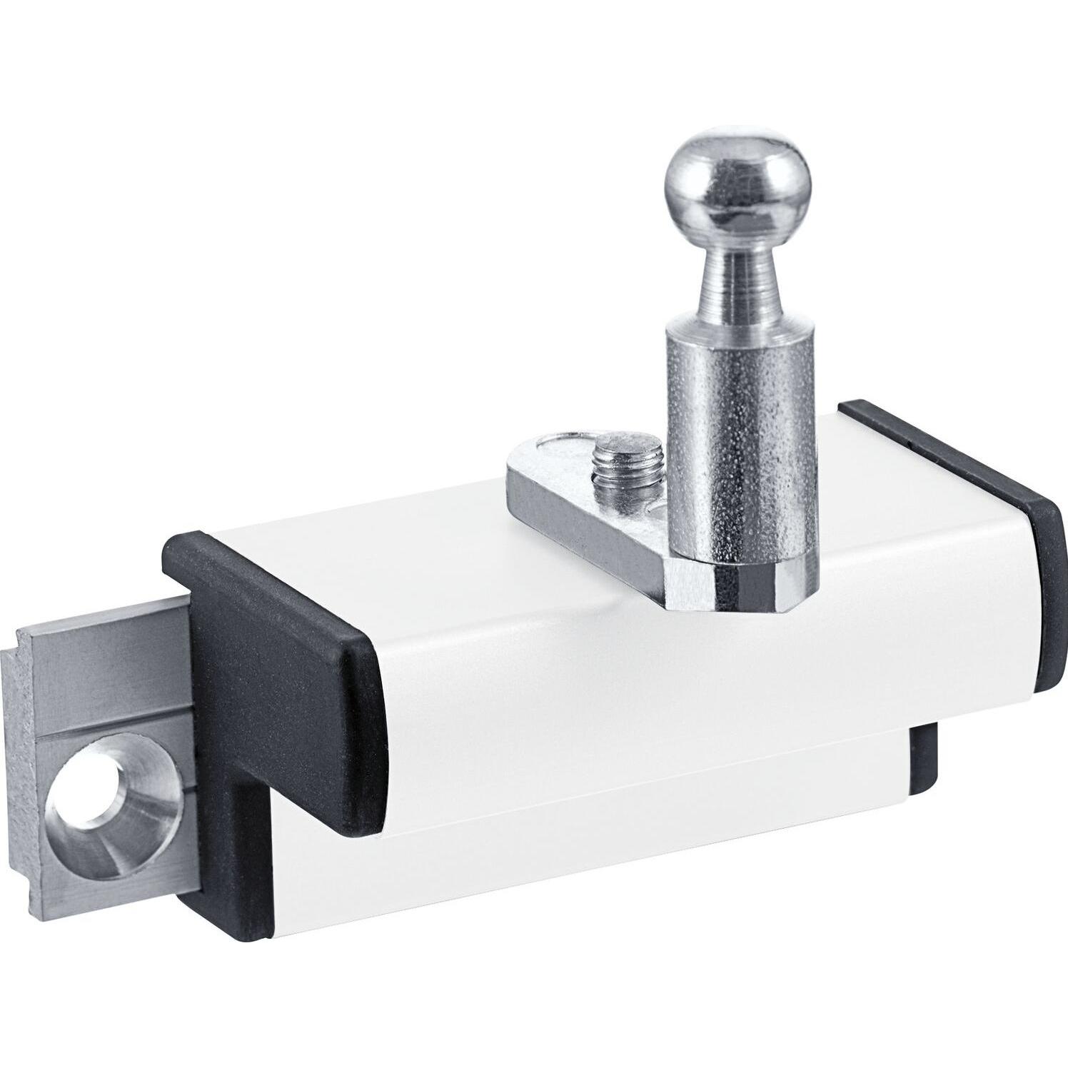 Geze, Möbelausstattung, OL90N/OL95 Flügelbock Standard für Holzfenster Euronut, Alu weiss RAL 9016 (1 Stk.)