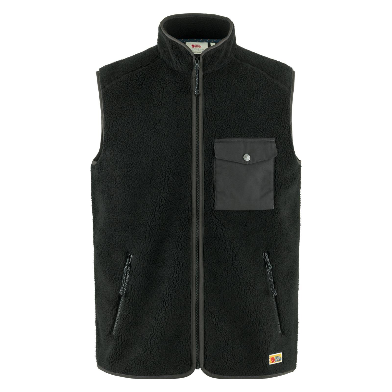Fjällräven, Herren, Westen, Vardag Pile Fleece Vest, Schwarz, (L)