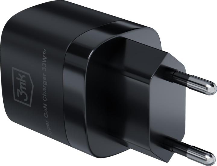 Image du produit 3MK Chargeur Hyper GaN 33W ład. sieć. Czarny/Black (33 W, 1 portion)