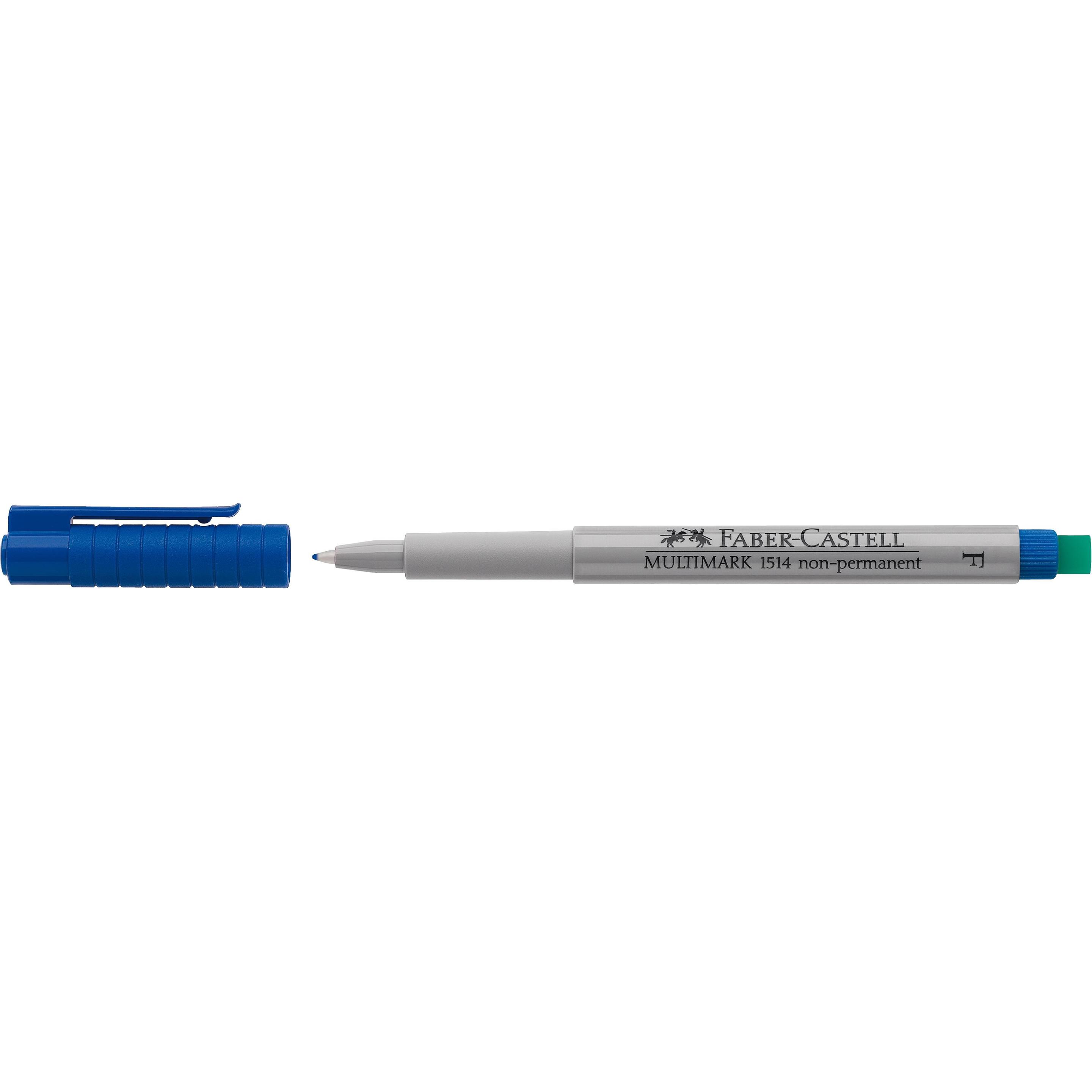 Faber-Castell, Marker, Overheadstift Multimark Non-Permanent (Blau, 0.60 mm, 1 x)