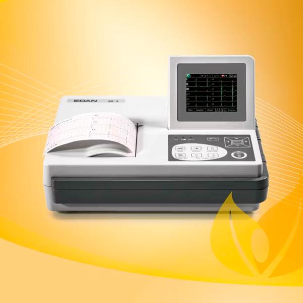 Actual product image Edan Resting ECG SE-3 - Monochrome screen, With pacemaker detection