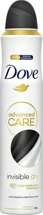 Image du produit Dove Déodorant Spray 48h Invisible Blanc Sans Alcool pour Femmes avec Huile de Noix 100% Naturelle et (Spray, 200 ml)