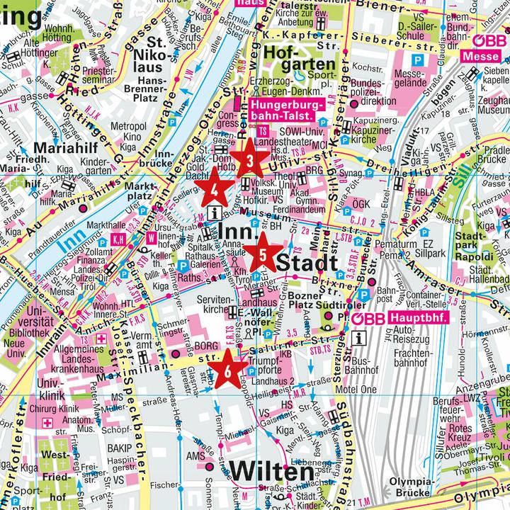 Actual product image City map Innsbruck 1:10,000
