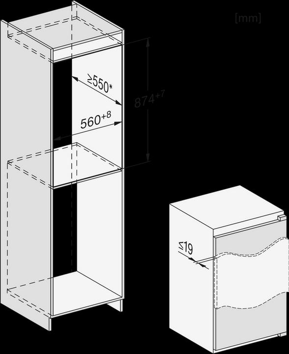 Image du produit Miele K 7128 D (119 l)