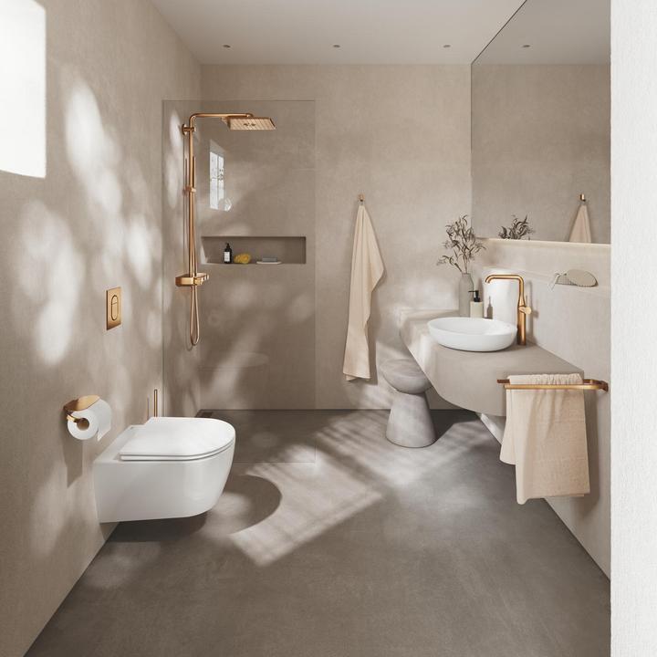 Actual product image Grohe Towel rail Selection double warm sunset brushed 41059DL0