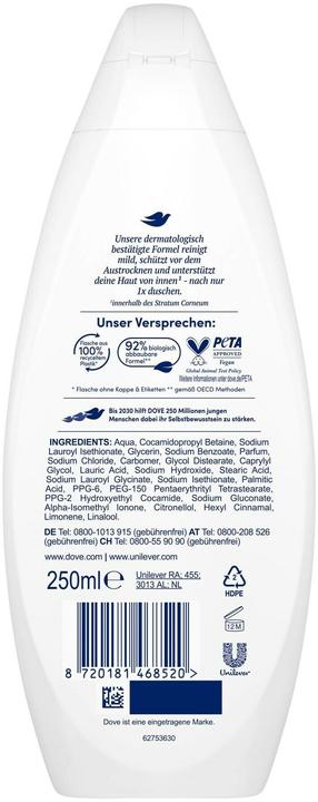 Actual product image Dove Samt-Weich (250 ml)
