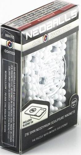 Actual product image Neoballs Sphere Magnets White