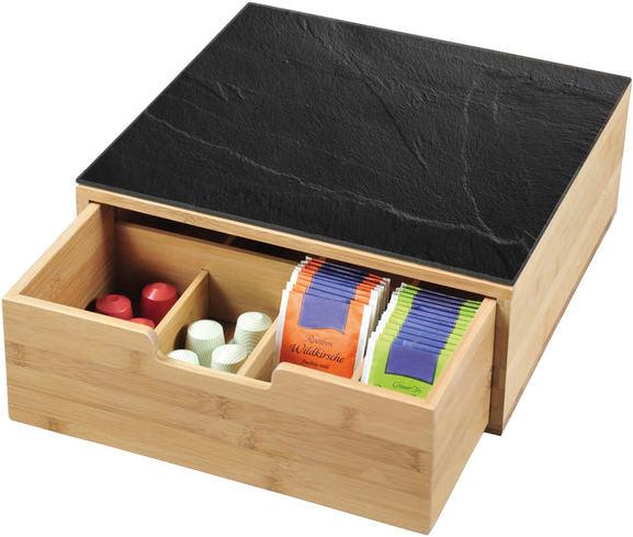 Actual product image Kesper Box with drawer for coffee/tea