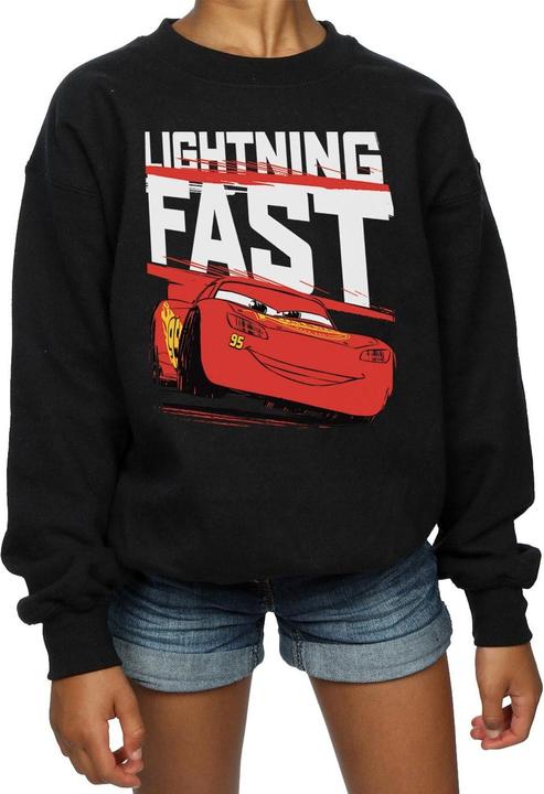 Produktbild Disney Cars Lightning Fast Sweatshirt Mädchen (140, 146)