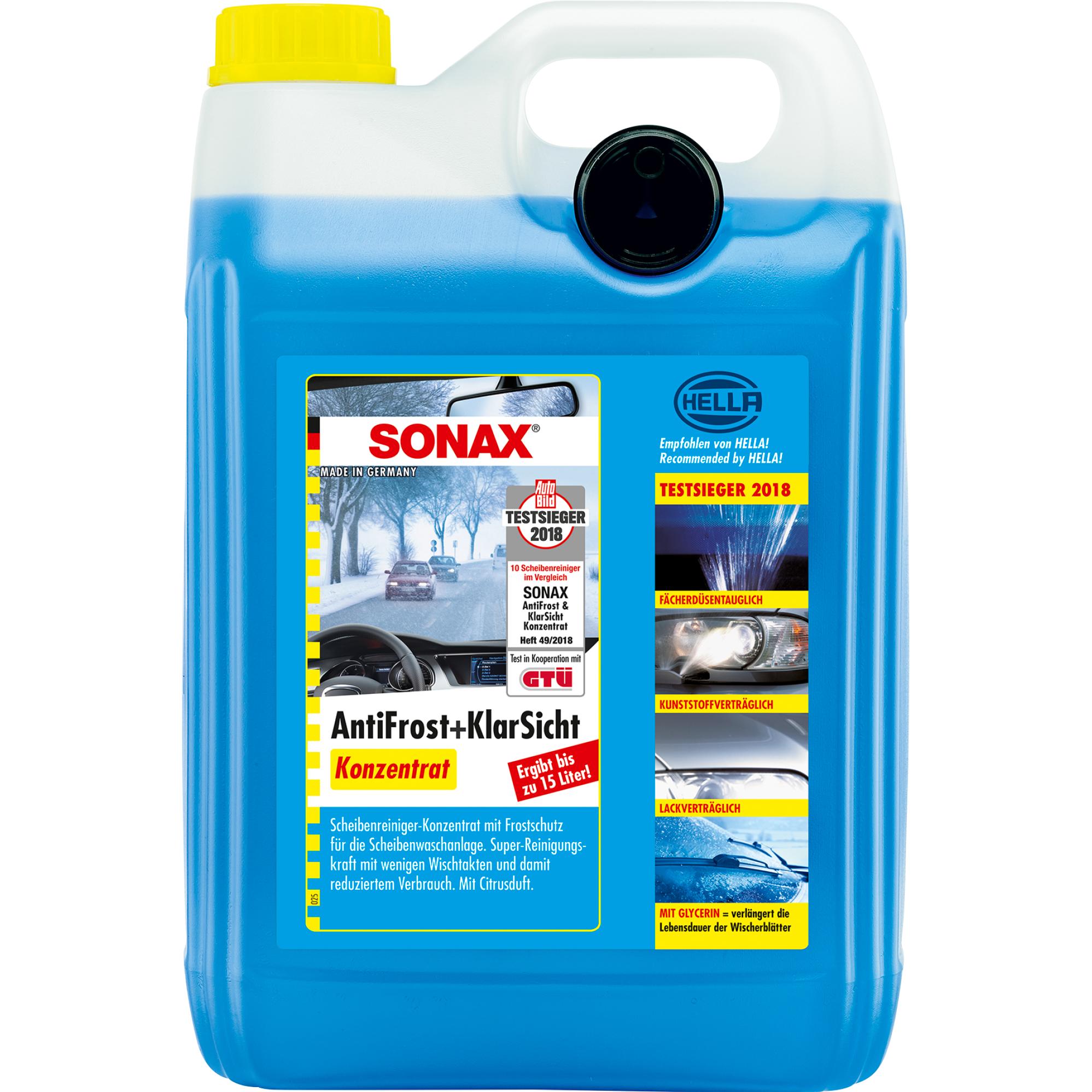 Sonax, Fahrzeugflüssigkeiten, Antifrost-Konzentrat 5 L KlarSicht, bis -30°C (5 l)