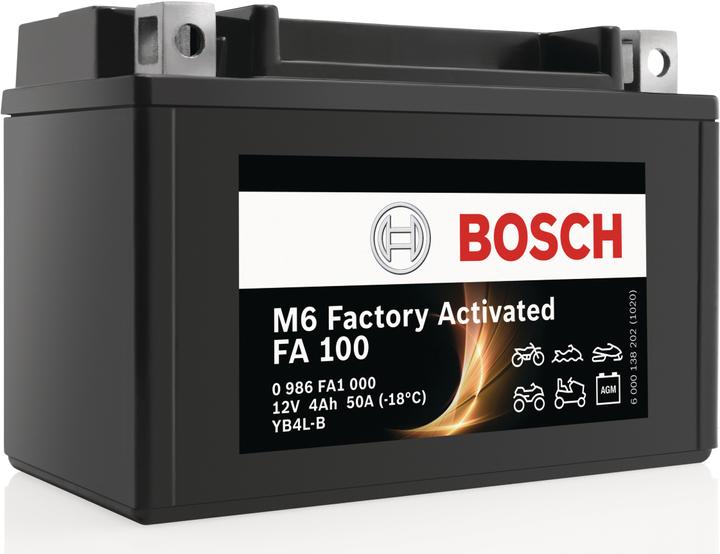Actual product image Bosch Automotive GEL motorbike battery (12 V, 4 Ah, 50 A)