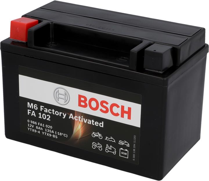 Actual product image Bosch Automotive M6 Factory Activated FA 102 (12 V, 8 Ah, 135 A)
