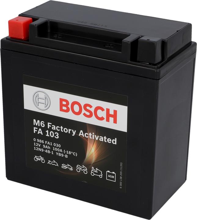 Produktbild Bosch Automotive M6 Factory Activated FA103 (12 V, 9 Ah, 100 A)