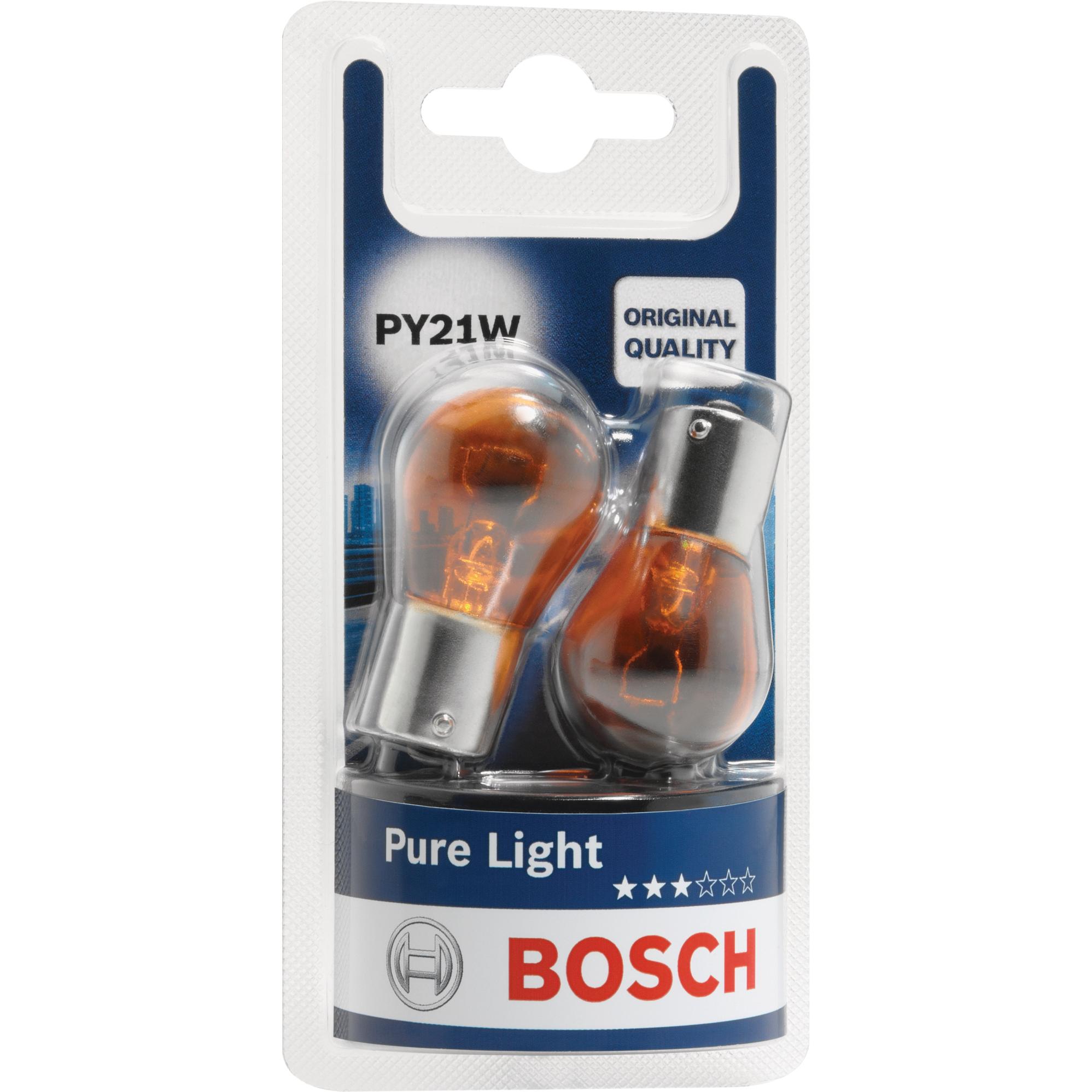 Bosch Home & Garden, Illuminazione auto, GLL PY21W PureLight