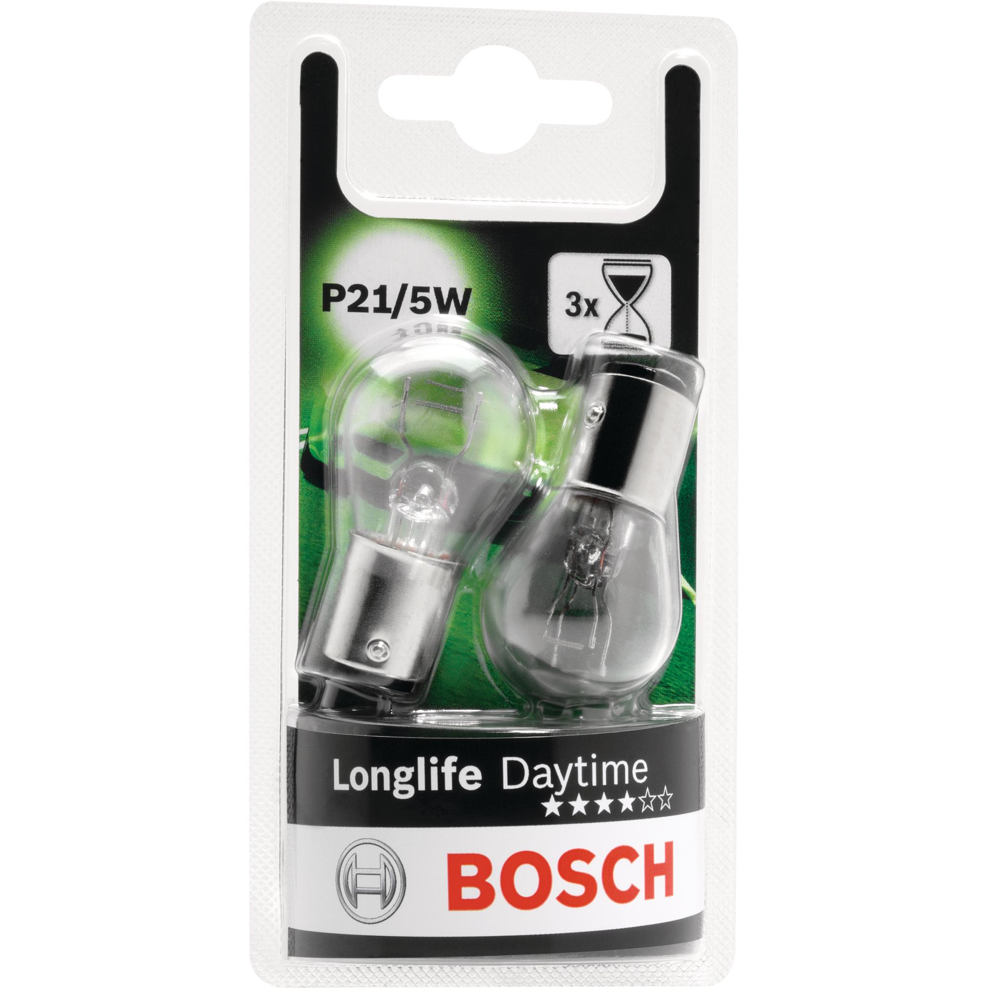 Bosch Home & Garden, Illuminazione auto, GLL P21/5W a lunga durata