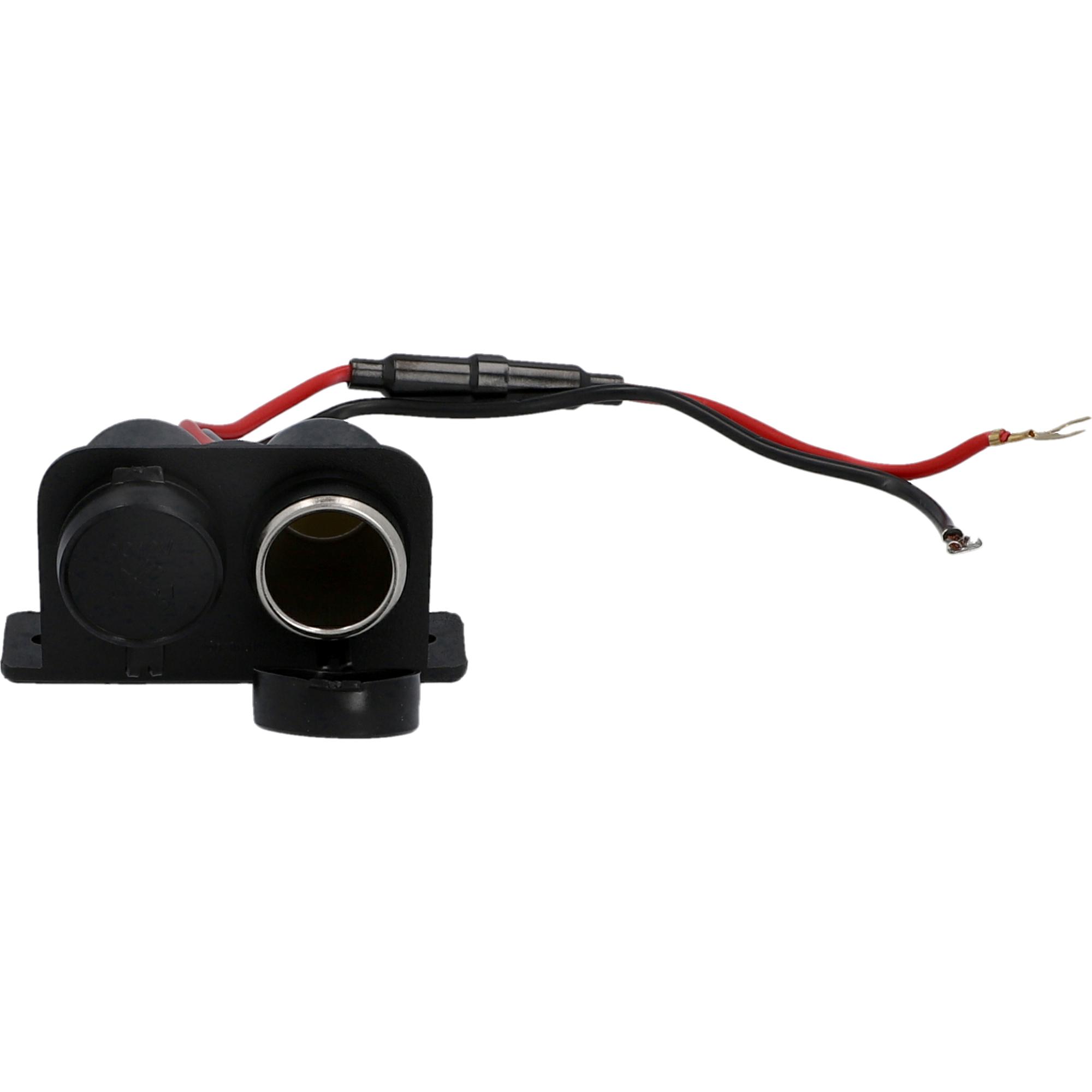 Thumbnail - Cartrend, Steckdosenleiste, Steckdose 2-Port mit Kabel (2 x)