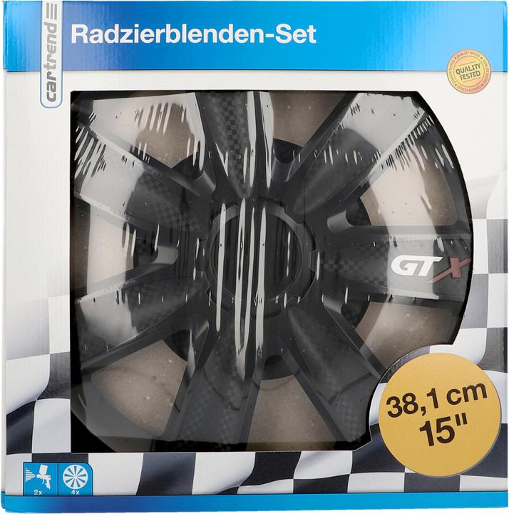 Cartrend RZB Modesto Carbon 15 sw, 4er (15")