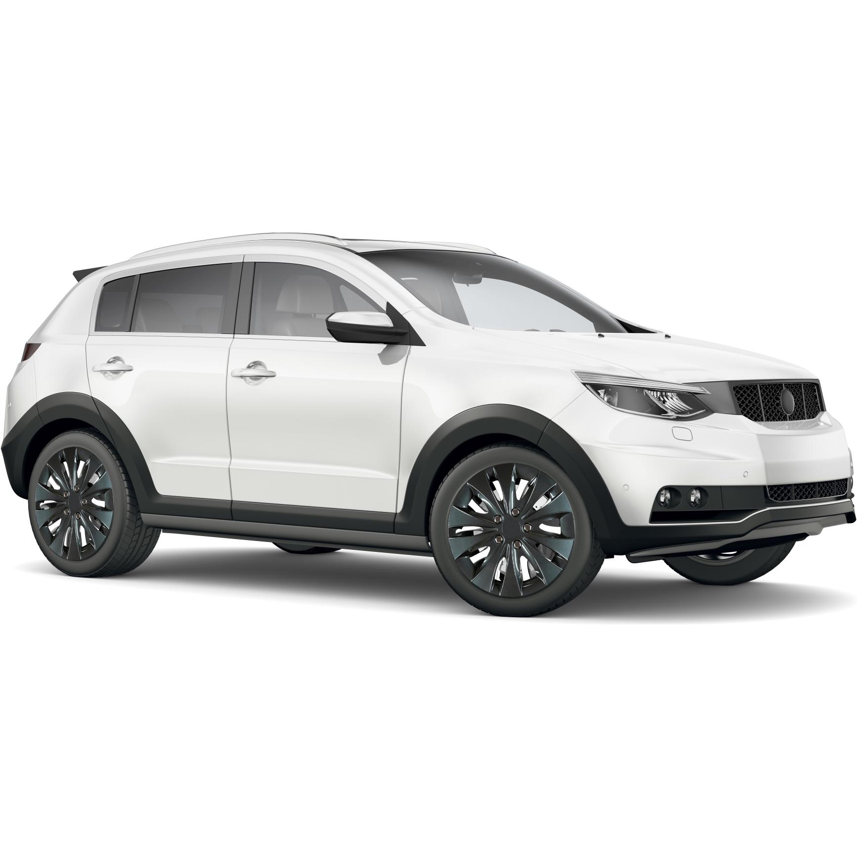 Cartrend, Radkappen, Radzierblende Storm 15 sw 4x (4 Stück, 15")