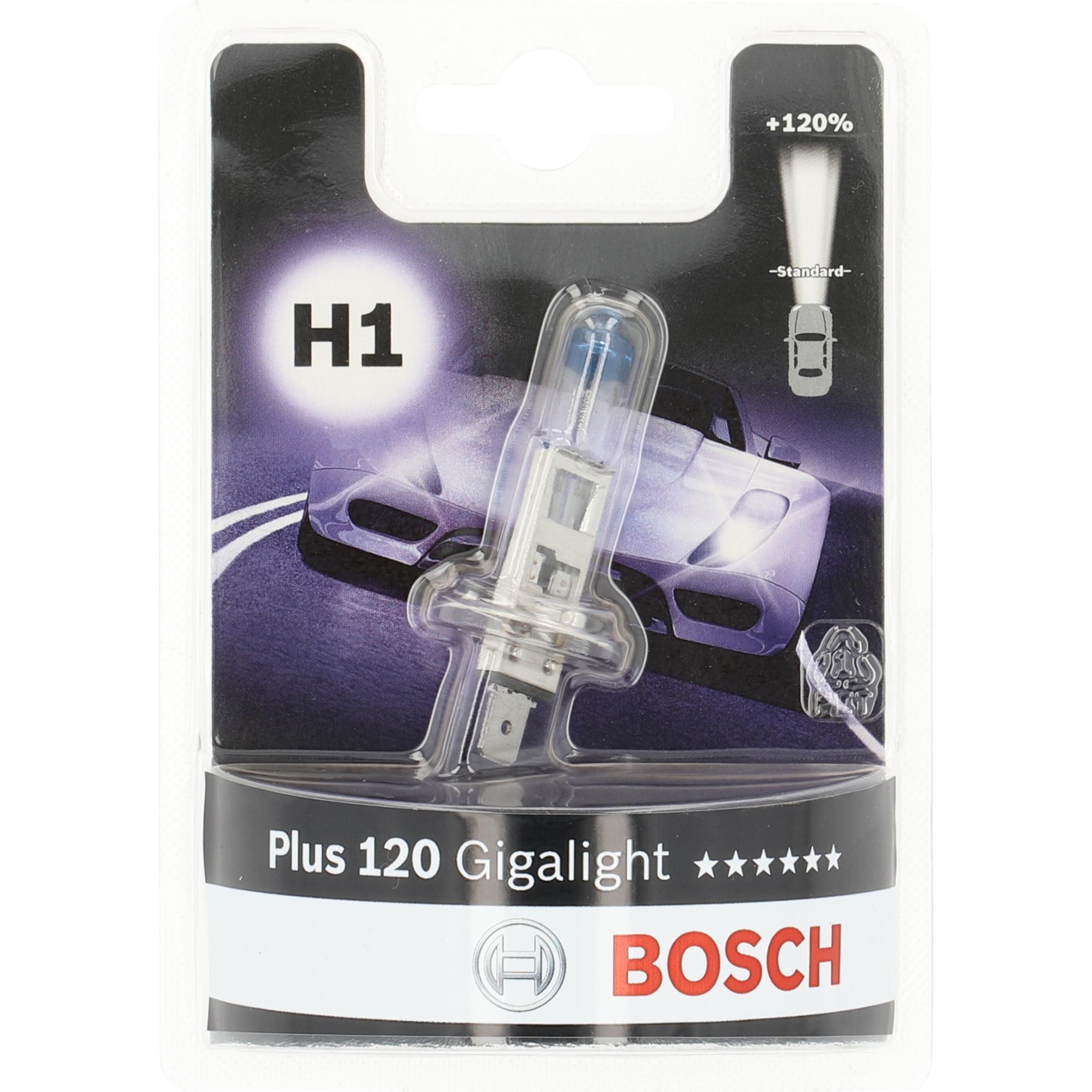 Bosch Home & Garden, Illuminazione auto, GLL H1 Gigalight +120%