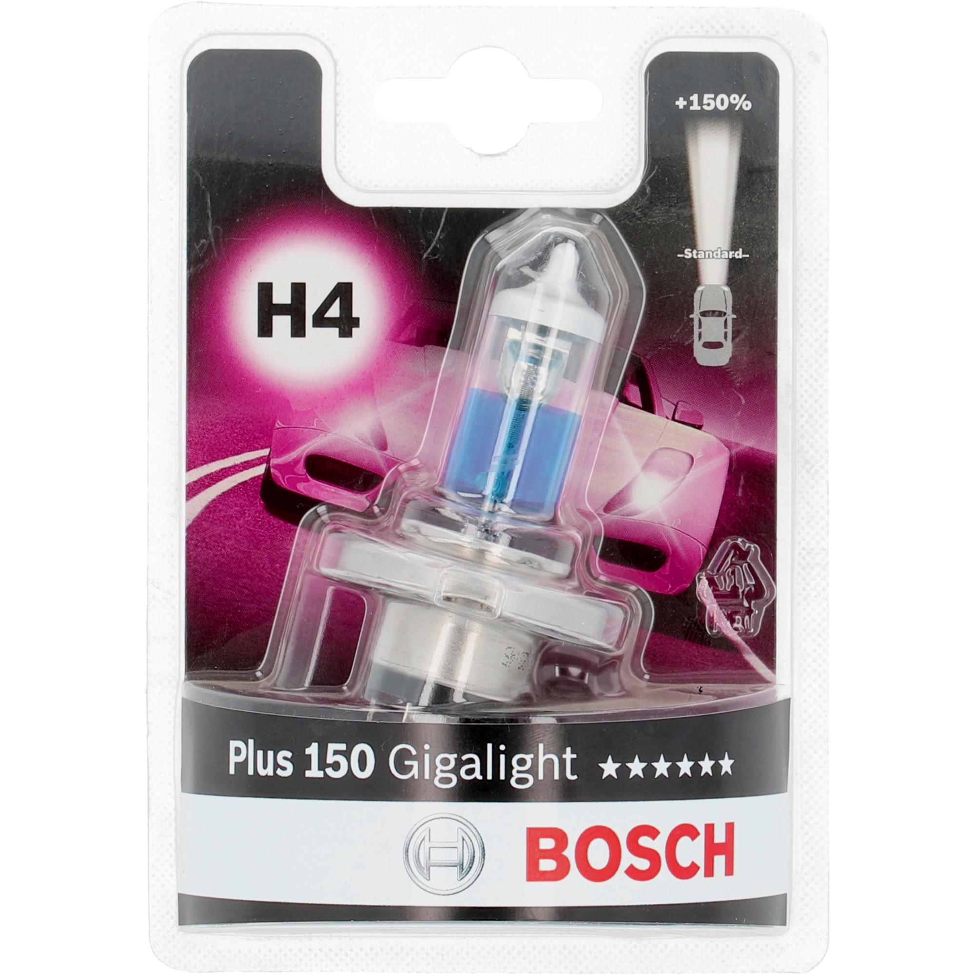 Bosch Home & Garden, Illuminazione auto, GLL H4 Gigalight Plus 150