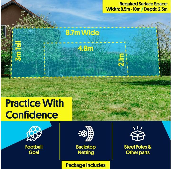 Actual product image Open Goaaal Soccer Goal Large Size