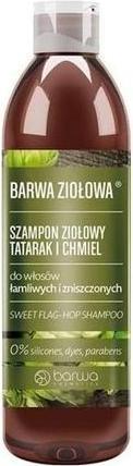 Actual product image Barwa Colour - Herbal Herbal Shampoo For Brittle And Damaged Hair Calamus And Hops 250Ml (250 ml, Liquid shampoo)