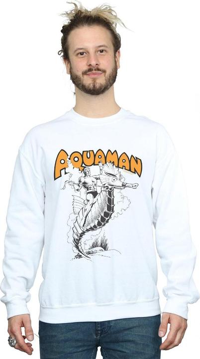 Immagine prodotto Aquaman Mono Action Pose Felpa Uomo (3XL)