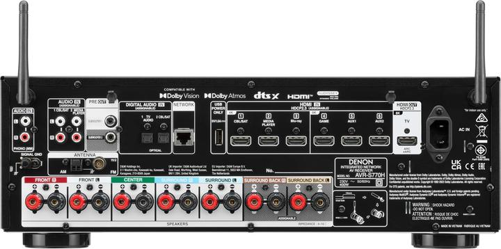 Actual product image Denon AVR-S770H (7.2 channels, MW, FM)