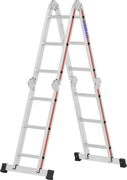 Hymer-Leitern Hymer multi-purpose ladder 4 x 3 rungs including platform (Single ladder, 347 cm)